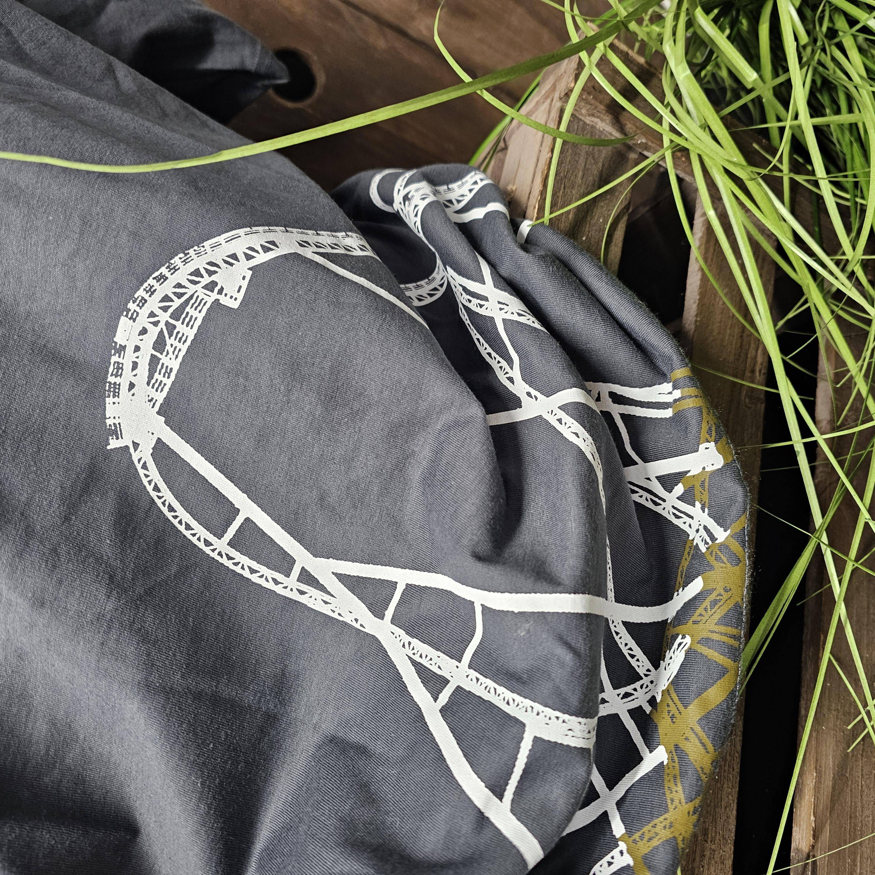 Hyperia Oversized Skyline T-Shirt - Image 3